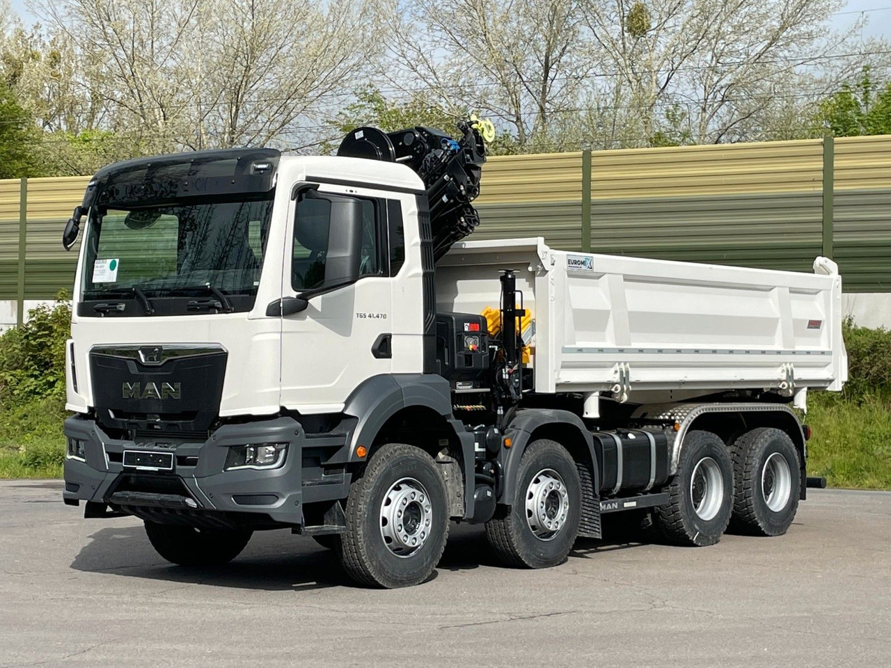 MAN TGS 41.480 8x4/Euro6e Euromix Kipper Hiab 228-6 - Damperli kamyon, Vinçli kamyon: fotoğraf 2 MAN TGS 41.480 8x4/Euro6e Euromix Kipper Hiab 228-6 - Damperli kamyon, Vinçli kamyon: fotoğraf 2