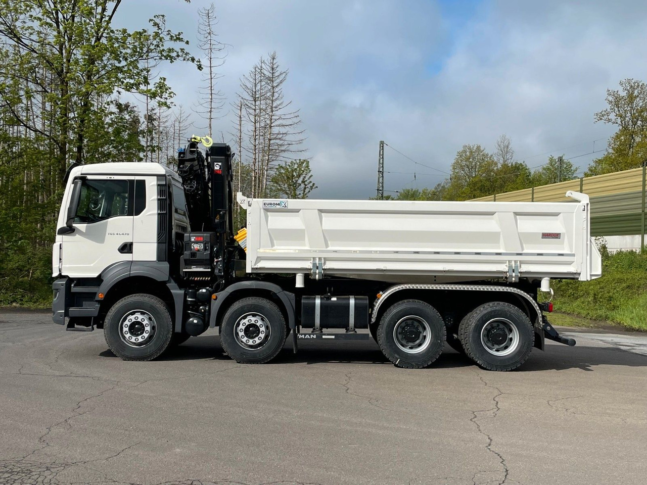 MAN TGS 41.480 8x4/Euro6e Euromix Kipper Hiab 228-6 - Damperli kamyon, Vinçli kamyon: fotoğraf 4 MAN TGS 41.480 8x4/Euro6e Euromix Kipper Hiab 228-6 - Damperli kamyon, Vinçli kamyon: fotoğraf 4