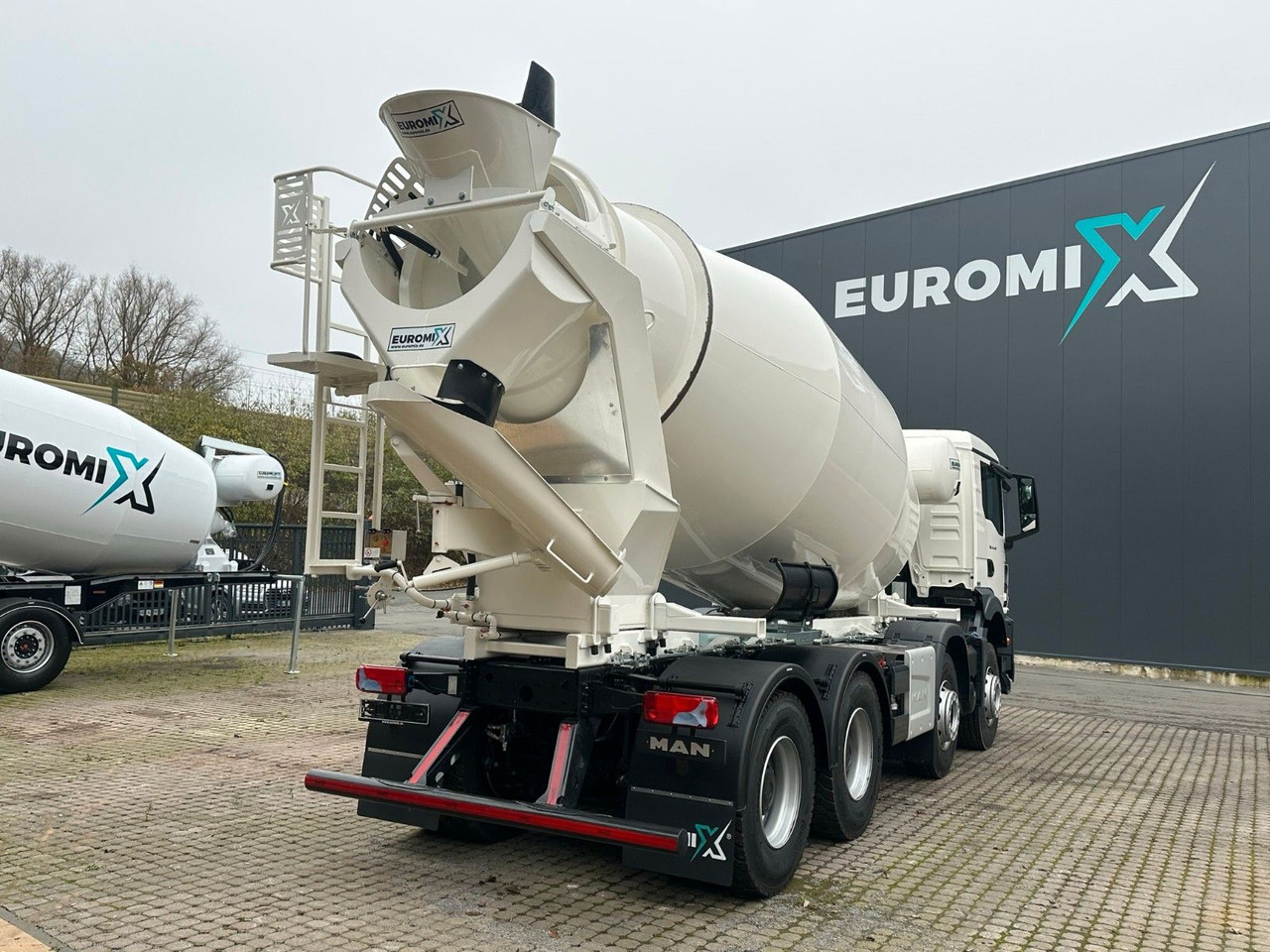 Damperli kamyon MAN TGS 41.480 8x4 WECHSELSYSTEM KIPPER+MISCHER: fotoğraf 14