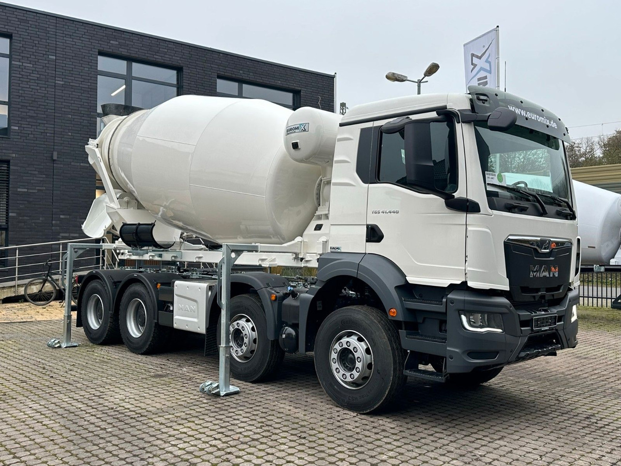 Damperli kamyon MAN TGS 41.480 8x4 WECHSELSYSTEM KIPPER+MISCHER: fotoğraf 23
