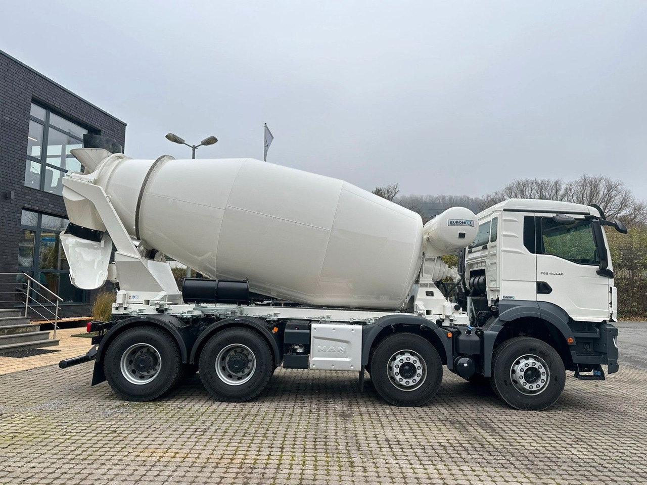 Damperli kamyon MAN TGS 41.480 8x4 WECHSELSYSTEM KIPPER+MISCHER: fotoğraf 12