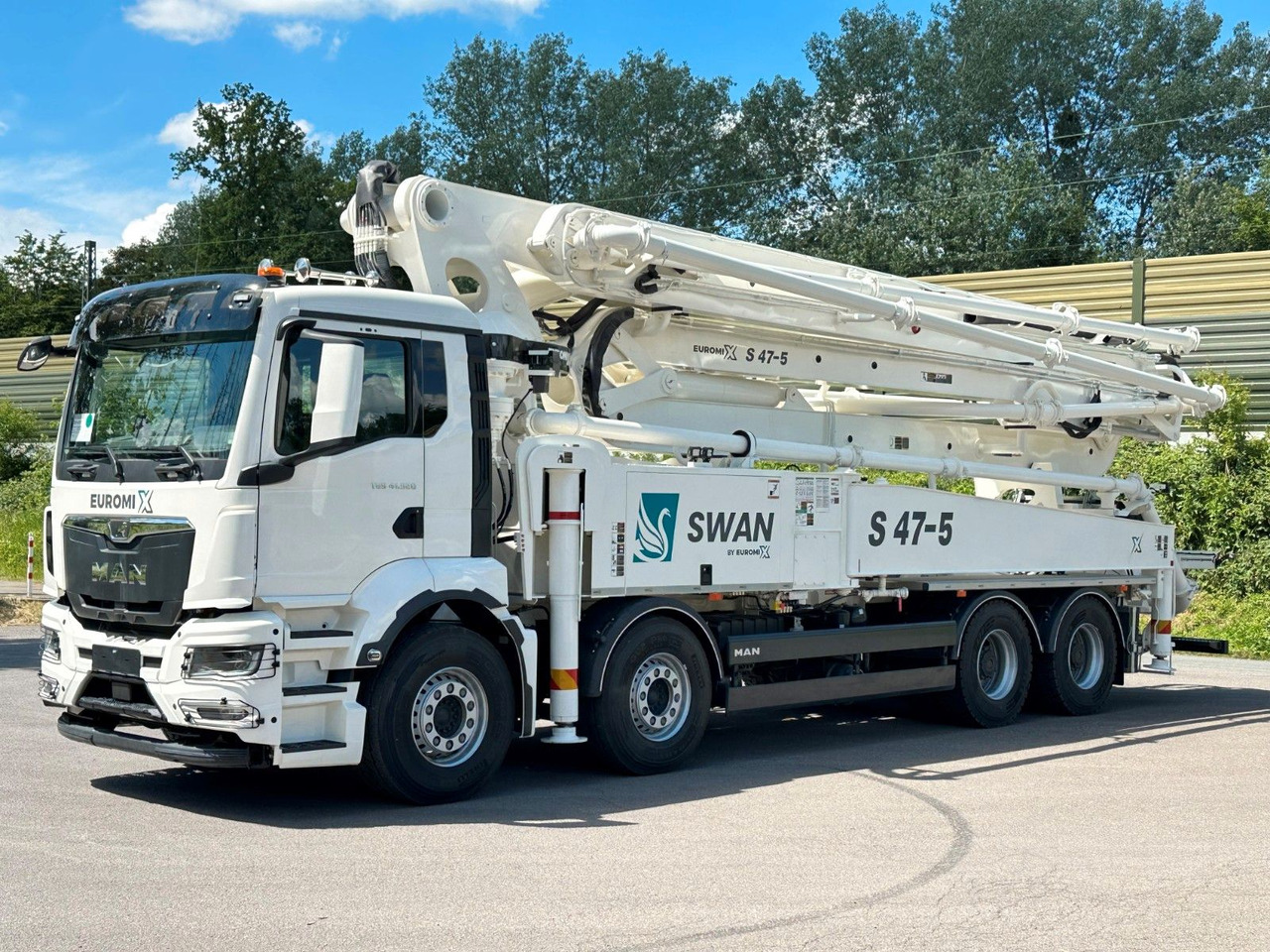 MAN TGS 41.520 8x4 SWAN TSP 47-5 160RZ ( 47m ) - Mobil beton pompası: fotoğraf 2 MAN TGS 41.520 8x4 SWAN TSP 47-5 160RZ ( 47m ) - Mobil beton pompası: fotoğraf 2