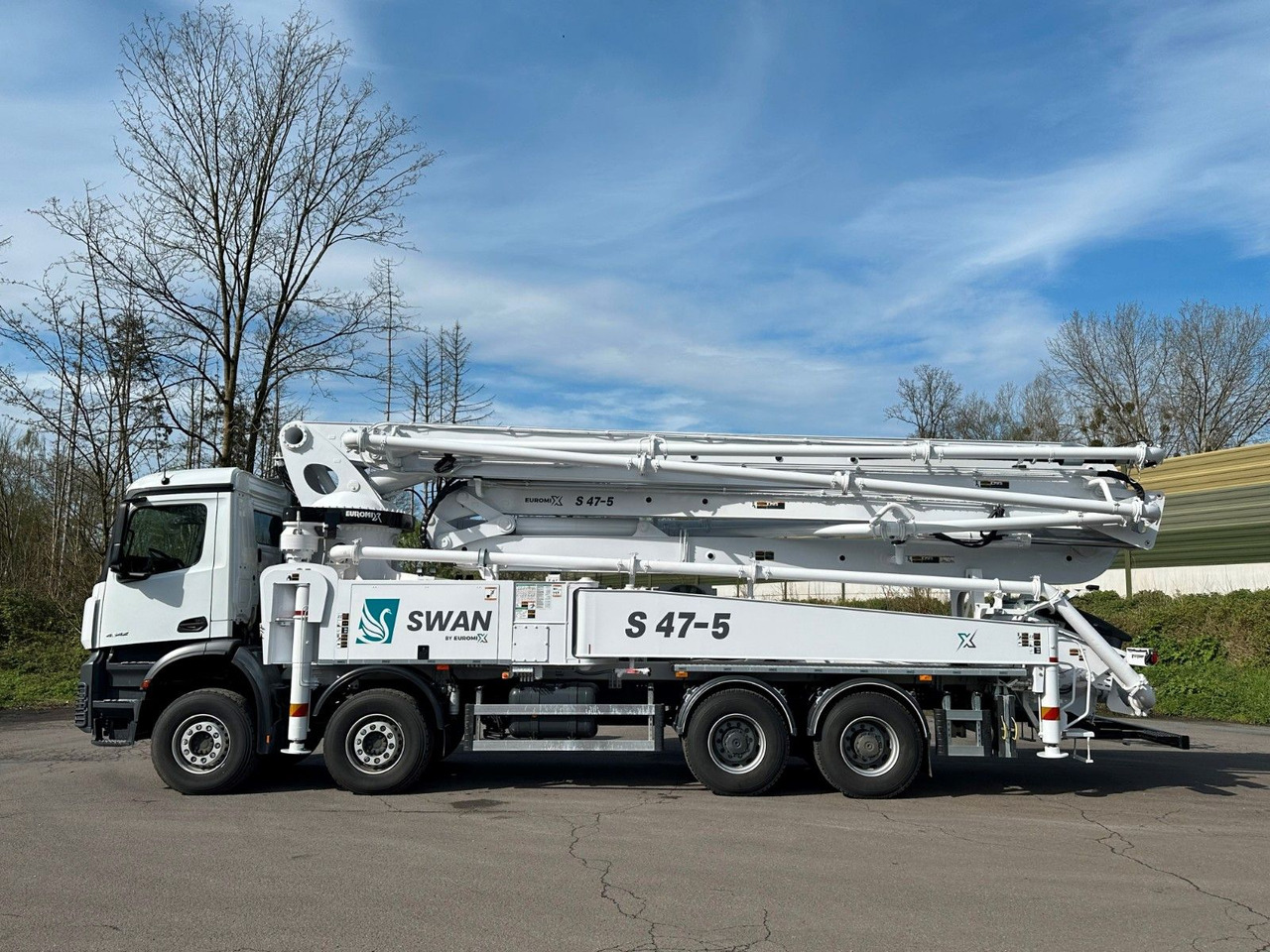 Mercedes-Benz Arocs 5 4542 8x4 SWAN TSP 47-5 160RZ ( 47m ) - Transmikser: fotoğraf 3 Mercedes-Benz Arocs 5 4542 8x4 SWAN TSP 47-5 160RZ ( 47m ) - Transmikser: fotoğraf 3