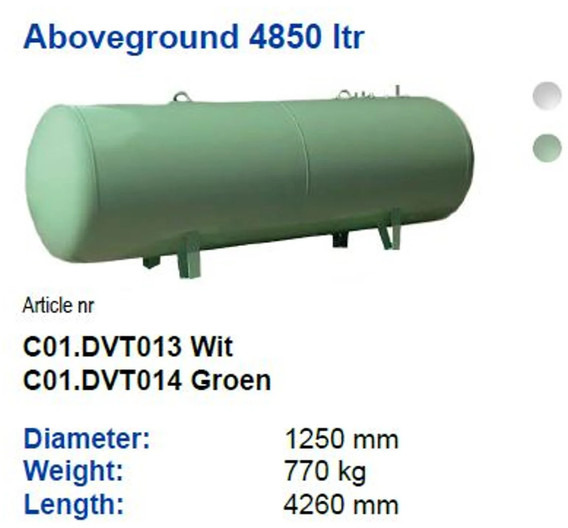 De Visser LPG GASTANK 4850 LITER - Yakıt tankı: fotoğraf 4 De Visser LPG GASTANK 4850 LITER - Yakıt tankı: fotoğraf 4