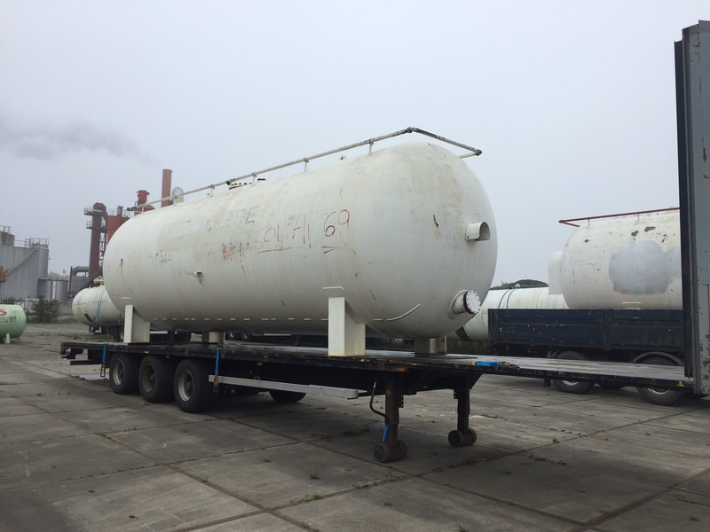 Van Hool Open flatbed trailer Stationary tank 50m3 - Gas, Gaz, LPG, GPL, Propane, Butane ID 1.1 - Tanker dorse: fotoğraf 1 Van Hool Open flatbed trailer Stationary tank 50m3 - Gas, Gaz, LPG, GPL, Propane, Butane ID 1.1 - Tanker dorse: fotoğraf 1