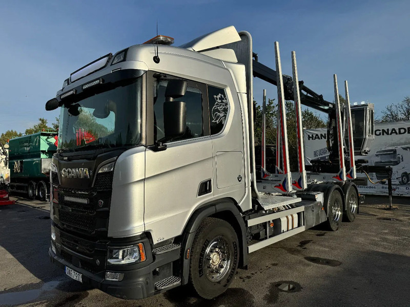 Scania R730 V8 6X4, Retarder,Timber-truck + Kesla, 2020 - Tomruk kamyonu, Vinçli kamyon: fotoğraf 3 Scania R730 V8 6X4, Retarder,Timber-truck + Kesla, 2020 - Tomruk kamyonu, Vinçli kamyon: fotoğraf 3