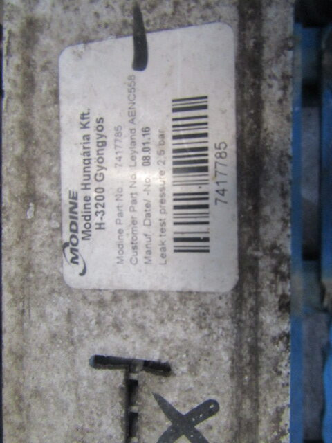 DAF LF 220 EURO 6 INTERCOOLER P/NO AENC558 - Motor ve yedek parça - Kamyon: fotoğraf 2 DAF LF 220 EURO 6 INTERCOOLER P/NO AENC558 - Motor ve yedek parça - Kamyon: fotoğraf 2