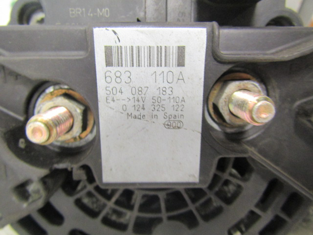 IVECO DAILY 3.0 (FICE 3481C) ALTERNATOR 110AMP P/NO 504087183 - Elektrik sistemi - Kamyon: fotoğraf 2 IVECO DAILY 3.0 (FICE 3481C) ALTERNATOR 110AMP P/NO 504087183 - Elektrik sistemi - Kamyon: fotoğraf 2