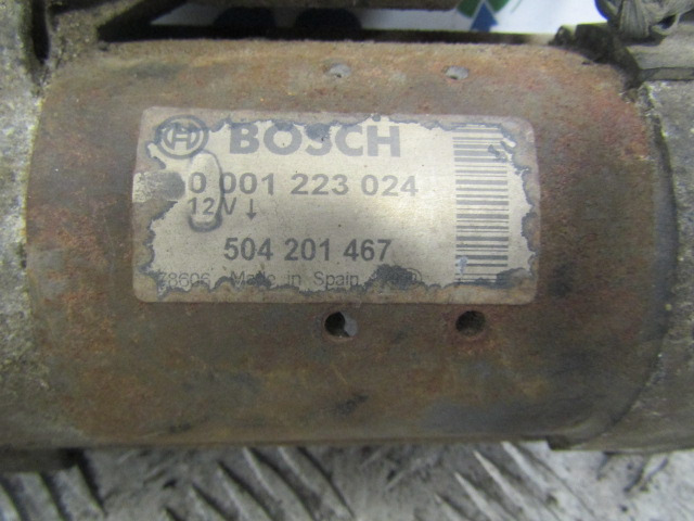 IVECO DAILY 3.0 (FICE 3481C) STARTER MOTOR BOSCH P/NO 0-001223024 - Elektrik sistemi - Kamyon: fotoğraf 2 IVECO DAILY 3.0 (FICE 3481C) STARTER MOTOR BOSCH P/NO 0-001223024 - Elektrik sistemi - Kamyon: fotoğraf 2