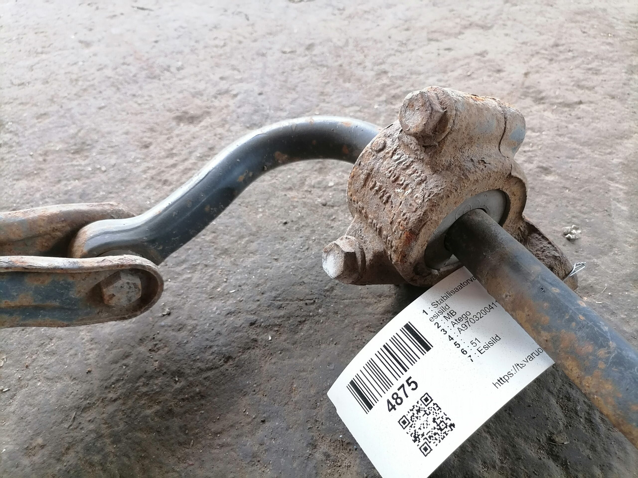 MB Anti-roll bar A9703200411 - Viraj denge çubuğu - Kamyon: fotoğraf 5 MB Anti-roll bar A9703200411 - Viraj denge çubuğu - Kamyon: fotoğraf 5