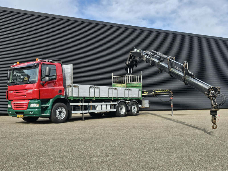 DAF CF 85.410 6x2 / HIAB 35 t/m crane / kran + REMOTE - Sal/ Açık kasa kamyon, Vinçli kamyon: fotoğraf 4 DAF CF 85.410 6x2 / HIAB 35 t/m crane / kran + REMOTE - Sal/ Açık kasa kamyon, Vinçli kamyon: fotoğraf 4