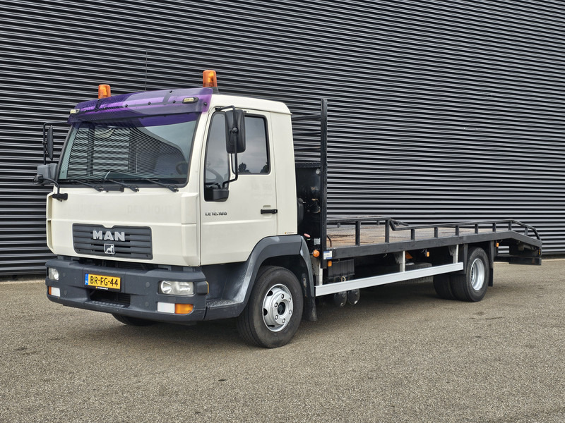 MAN LE 12.180 / OPRIJ / MACHINE TRANSPORT - Araba taşıyıcı kamyon: fotoğraf 1 MAN LE 12.180 / OPRIJ / MACHINE TRANSPORT - Araba taşıyıcı kamyon: fotoğraf 1