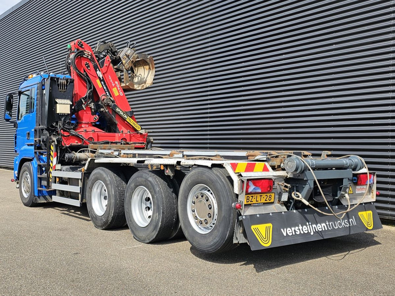 MAN TGS 35.400 / 8x4-4 / CONTAINER SYSTEM / PALFINGER Z CRANE - Kablo sistemli kamyon, Vinçli kamyon: fotoğraf 4 MAN TGS 35.400 / 8x4-4 / CONTAINER SYSTEM / PALFINGER Z CRANE - Kablo sistemli kamyon, Vinçli kamyon: fotoğraf 4