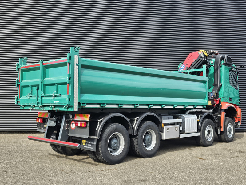 Mercedes-Benz AROCS 4145 / 8X6 / TIPPER + HMF CRANE - Damperli kamyon, Vinçli kamyon: fotoğraf 3 Mercedes-Benz AROCS 4145 / 8X6 / TIPPER + HMF CRANE - Damperli kamyon, Vinçli kamyon: fotoğraf 3
