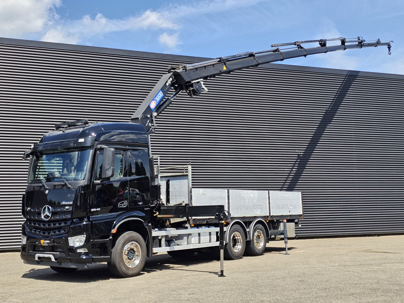Mercedes-Benz Arocs 2545 6x2 / HMF 32 t/m CRANE / KRAN - Sal/ Açık kasa kamyon, Vinçli kamyon: fotoğraf 1 Mercedes-Benz Arocs 2545 6x2 / HMF 32 t/m CRANE / KRAN - Sal/ Açık kasa kamyon, Vinçli kamyon: fotoğraf 1