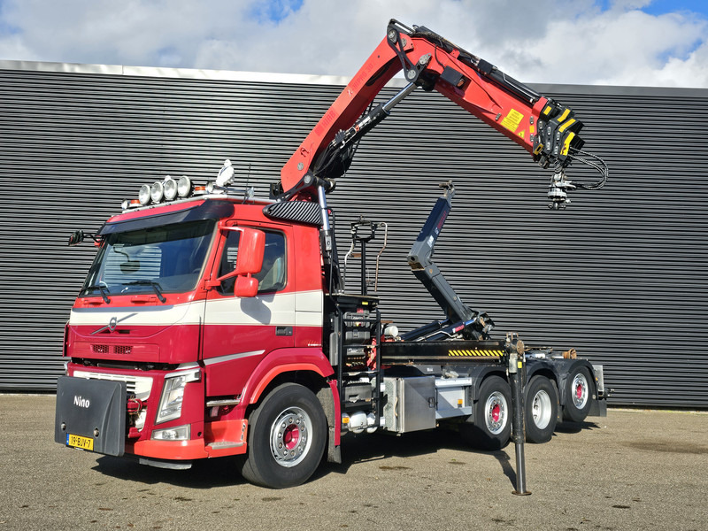 Volvo FM 420 8x2 / HIAB HOOKLIFT + 30 t/m CRANE - KRAN - Vinçli kamyon: fotoğraf 4 Volvo FM 420 8x2 / HIAB HOOKLIFT + 30 t/m CRANE - KRAN - Vinçli kamyon: fotoğraf 4