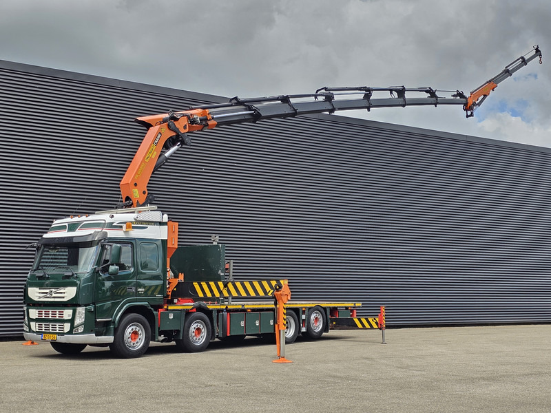 Volvo FM 460 8X2 / PALFINGER PK60002 /JIB / WINCH - Sal/ Açık kasa kamyon, Vinçli kamyon: fotoğraf 1 Volvo FM 460 8X2 / PALFINGER PK60002 /JIB / WINCH - Sal/ Açık kasa kamyon, Vinçli kamyon: fotoğraf 1