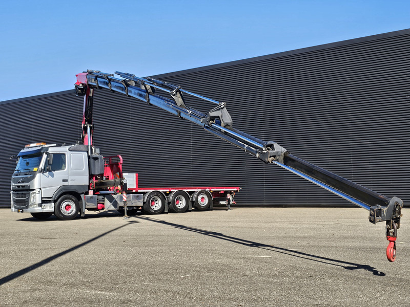 Volvo FM 460 8x4-4 / FASSI 36.5 t/m -8 x EXTENSION + WINCH - Sal/ Açık kasa kamyon, Vinçli kamyon: fotoğraf 2 Volvo FM 460 8x4-4 / FASSI 36.5 t/m -8 x EXTENSION + WINCH - Sal/ Açık kasa kamyon, Vinçli kamyon: fotoğraf 2