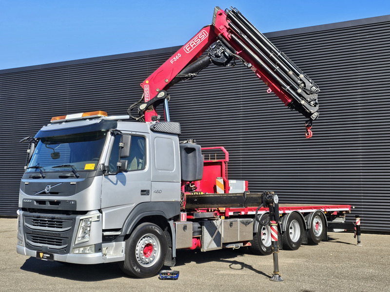 Volvo FM 460 8x4-4 / FASSI 36.5 t/m -8 x EXTENSION + WINCH - Sal/ Açık kasa kamyon, Vinçli kamyon: fotoğraf 5 Volvo FM 460 8x4-4 / FASSI 36.5 t/m -8 x EXTENSION + WINCH - Sal/ Açık kasa kamyon, Vinçli kamyon: fotoğraf 5