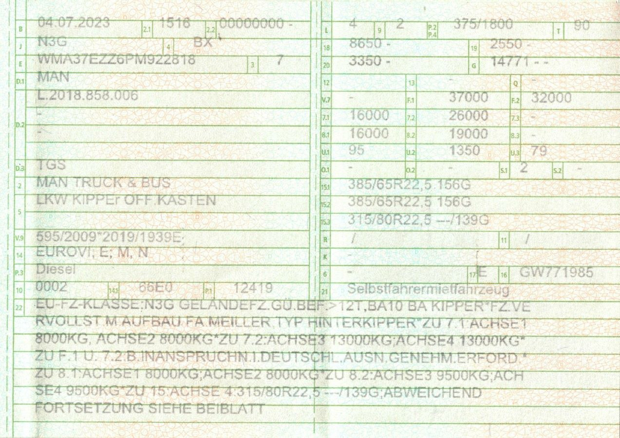 MAN 35.510 TGS | Meiller Thermo | E-Verdeck | TOP - Damperli kamyon: fotoğraf 2 MAN 35.510 TGS | Meiller Thermo | E-Verdeck | TOP - Damperli kamyon: fotoğraf 2