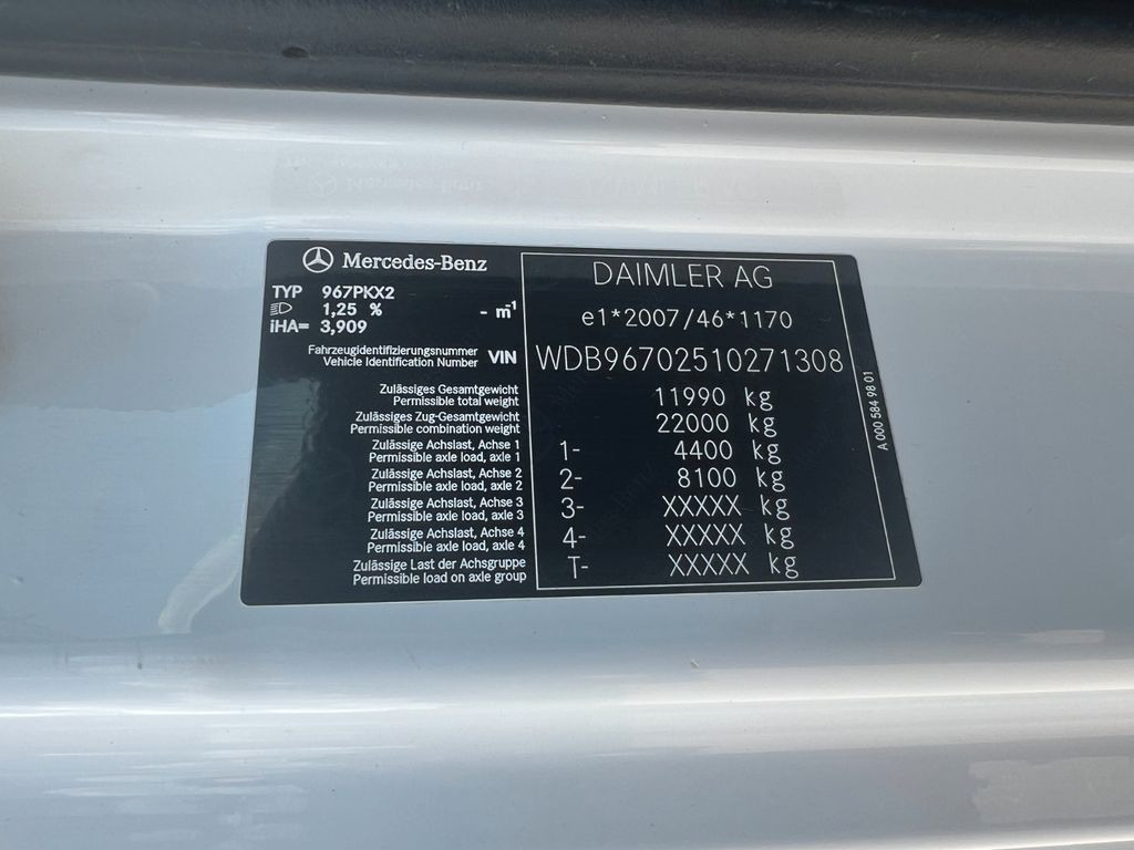 Mercedes-Benz 1221 4X2 offene Pritsche - Sal/ Açık kasa kamyon: fotoğraf 3 Mercedes-Benz 1221 4X2 offene Pritsche - Sal/ Açık kasa kamyon: fotoğraf 3