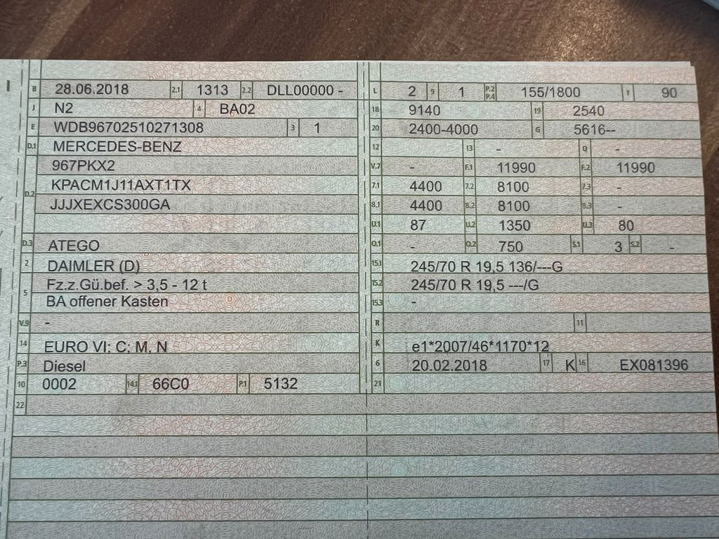 Mercedes-Benz 1221 4X2 offene Pritsche Mercedes-Benz 1221 4X2 offene Pritsche - Sal/ Açık kasa kamyon: fotoğraf 2 Mercedes-Benz 1221 4X2 offene Pritsche Mercedes-Benz 1221 4X2 offene Pritsche - Sal/ Açık kasa kamyon: fotoğraf 2