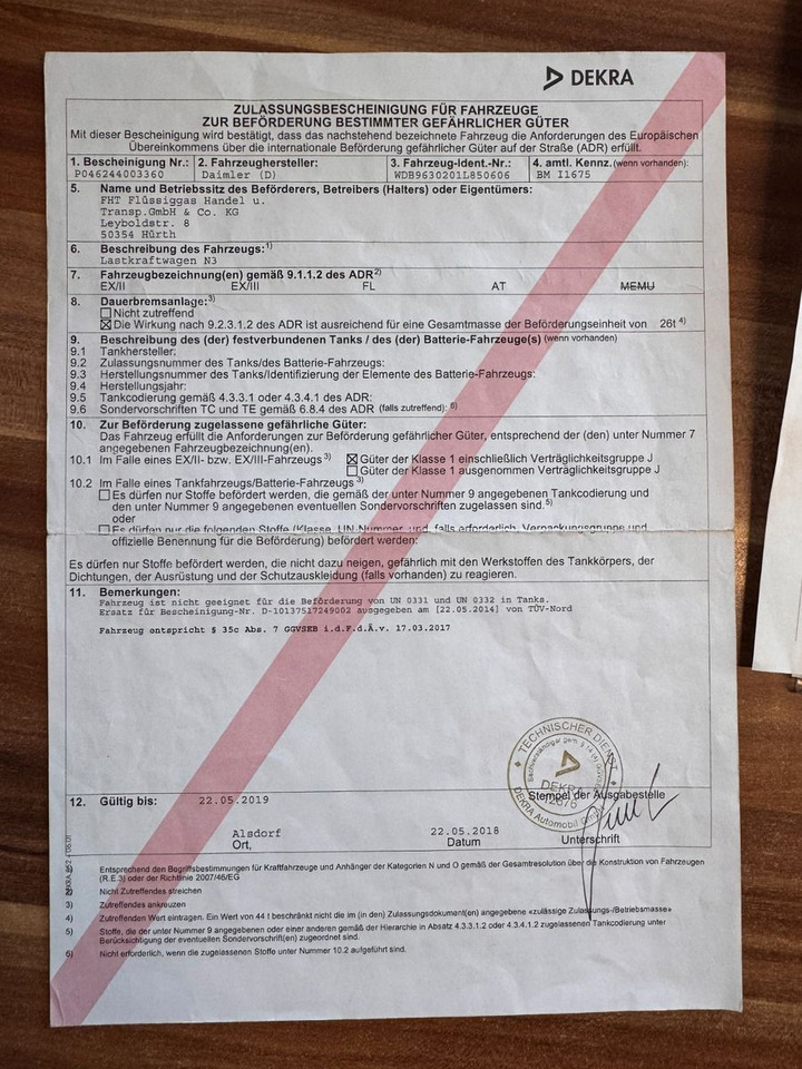 Mercedes-Benz 2536 ADR Valid & kipphydraulik für Gastank - Tanker kamyon: fotoğraf 5 Mercedes-Benz 2536 ADR Valid & kipphydraulik für Gastank - Tanker kamyon: fotoğraf 5