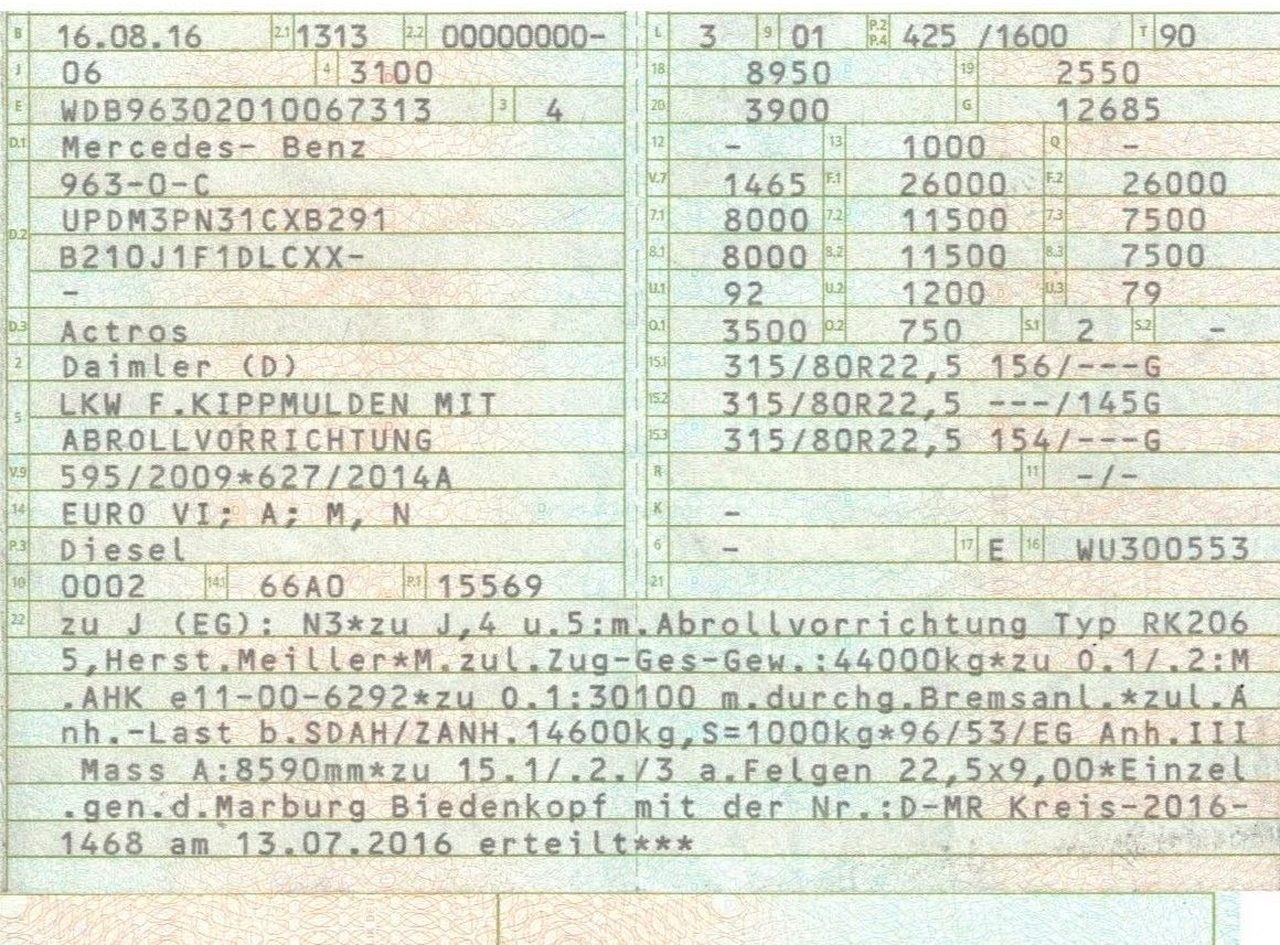 Mercedes-Benz 2558 6x2 Meiller RK 20.65 | Retarder | Klima - Kancalı yükleyici kamyon: fotoğraf 2 Mercedes-Benz 2558 6x2 Meiller RK 20.65 | Retarder | Klima - Kancalı yükleyici kamyon: fotoğraf 2