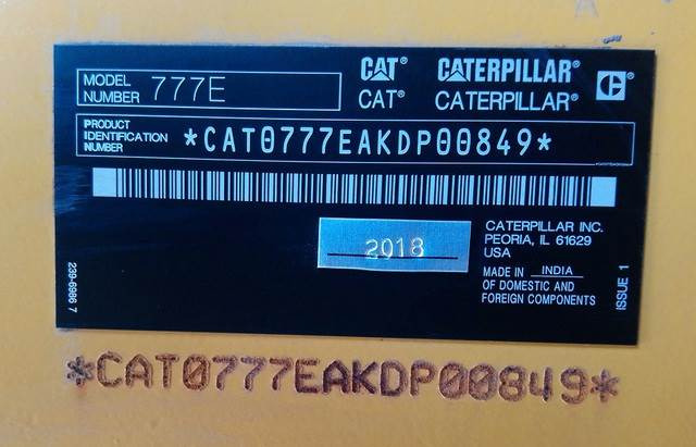 CAT 777E - Rijit kamyonu: fotoğraf 5 CAT 777E - Rijit kamyonu: fotoğraf 5