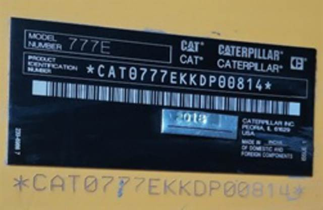 CAT 777E - Rijit kamyonu: fotoğraf 4 CAT 777E - Rijit kamyonu: fotoğraf 4