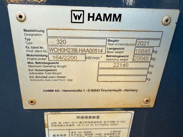 Hamm 320 - Kompaktör: fotoğraf 4 Hamm 320 - Kompaktör: fotoğraf 4
