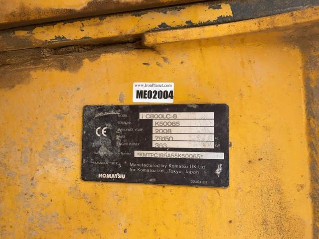 Komatsu PC800 LC-8 - Paletli ekskavatör: fotoğraf 5 Komatsu PC800 LC-8 - Paletli ekskavatör: fotoğraf 5