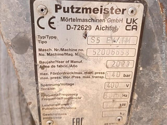 Putzmeister S5 EV TM - Mobil beton pompası: fotoğraf 2 Putzmeister S5 EV TM - Mobil beton pompası: fotoğraf 2