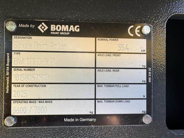 Bomag BW177D-5 PL - Kompaktör: fotoğraf 5 Bomag BW177D-5 PL - Kompaktör: fotoğraf 5