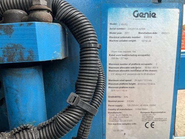 Genie Z45/25J - Eklemli platform: fotoğraf 5 Genie Z45/25J - Eklemli platform: fotoğraf 5