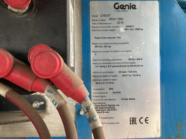 Genie Z60/37 - Eklemli platform: fotoğraf 5 Genie Z60/37 - Eklemli platform: fotoğraf 5
