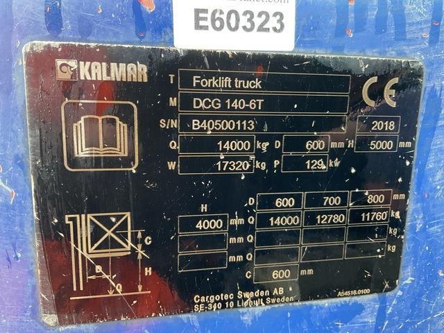Kalmar DCG140-6T - Forklift: fotoğraf 3 Kalmar DCG140-6T - Forklift: fotoğraf 3