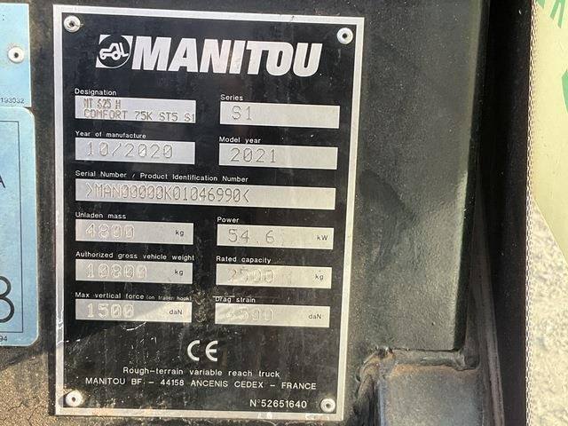 Manitou MT627H - Teleskopik yükleyici: fotoğraf 5 Manitou MT627H - Teleskopik yükleyici: fotoğraf 5