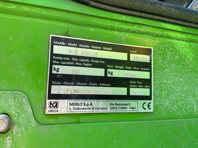 Merlo P72.10 - Teleskopik yükleyici: fotoğraf 5 Merlo P72.10 - Teleskopik yükleyici: fotoğraf 5