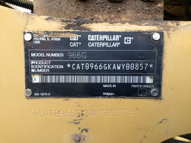 CAT 966G - Tekerlekli yükleyici: fotoğraf 5 CAT 966G - Tekerlekli yükleyici: fotoğraf 5