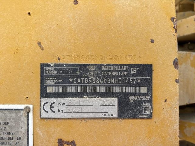 CAT 988G - Tekerlekli yükleyici: fotoğraf 5 CAT 988G - Tekerlekli yükleyici: fotoğraf 5