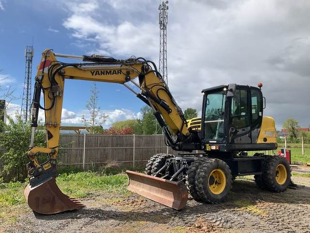 Yanmar B110W - Tekerlekli ekskavatör: fotoğraf 1 Yanmar B110W - Tekerlekli ekskavatör: fotoğraf 1