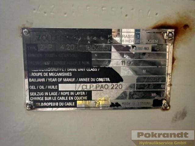 Zollern 2 Stck. Seilwinden ZHP 4.20 kpl. geprüft - Halatlı vinç: fotoğraf 4 Zollern 2 Stck. Seilwinden ZHP 4.20 kpl. geprüft - Halatlı vinç: fotoğraf 4