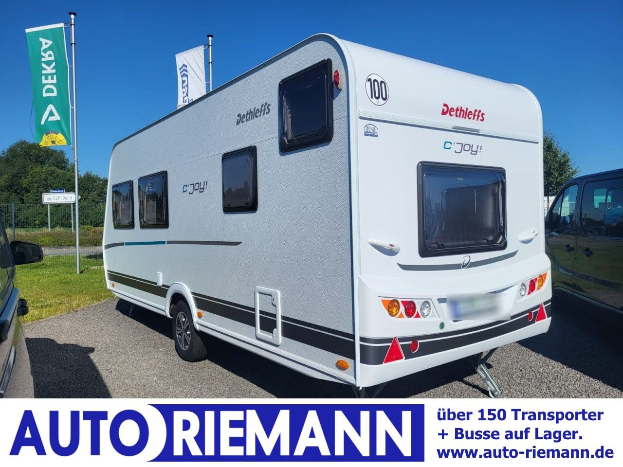 Çekme karavan Dethleffs Wohnanhänger C-Joy 480 QLK Neupreis: 26600,-: fotoğraf 1