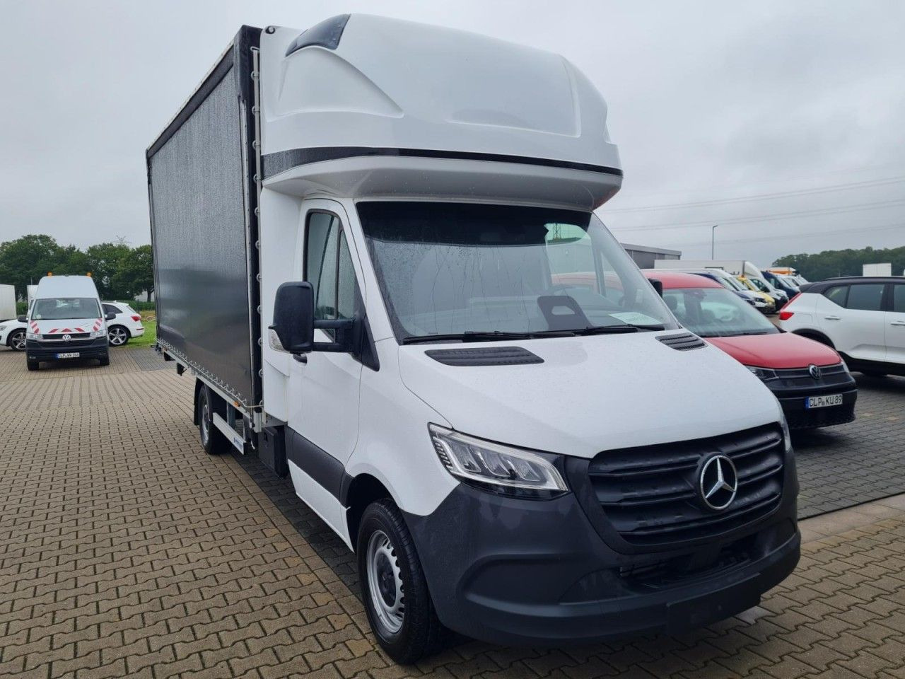 Mercedes-Benz Sprinter 317 AG Pritsche Schiebe Plane Schlafkab - Tenteli kamyonet: fotoğraf 2 Mercedes-Benz Sprinter 317 AG Pritsche Schiebe Plane Schlafkab - Tenteli kamyonet: fotoğraf 2