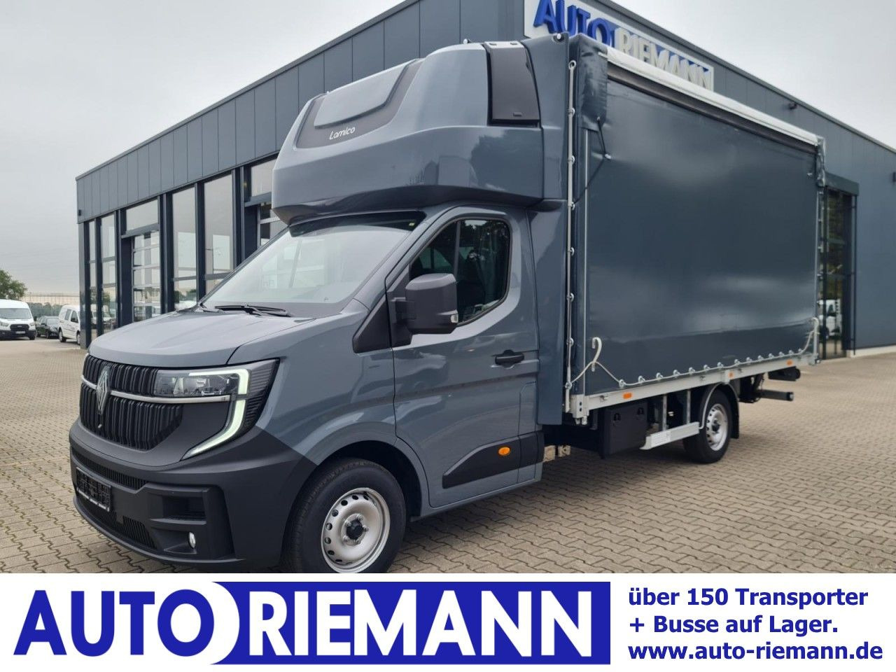 Renault Master New Pritsche Schiebe Plane Schlafkab LBW - Tenteli kamyonet: fotoğraf 1 Renault Master New Pritsche Schiebe Plane Schlafkab LBW - Tenteli kamyonet: fotoğraf 1