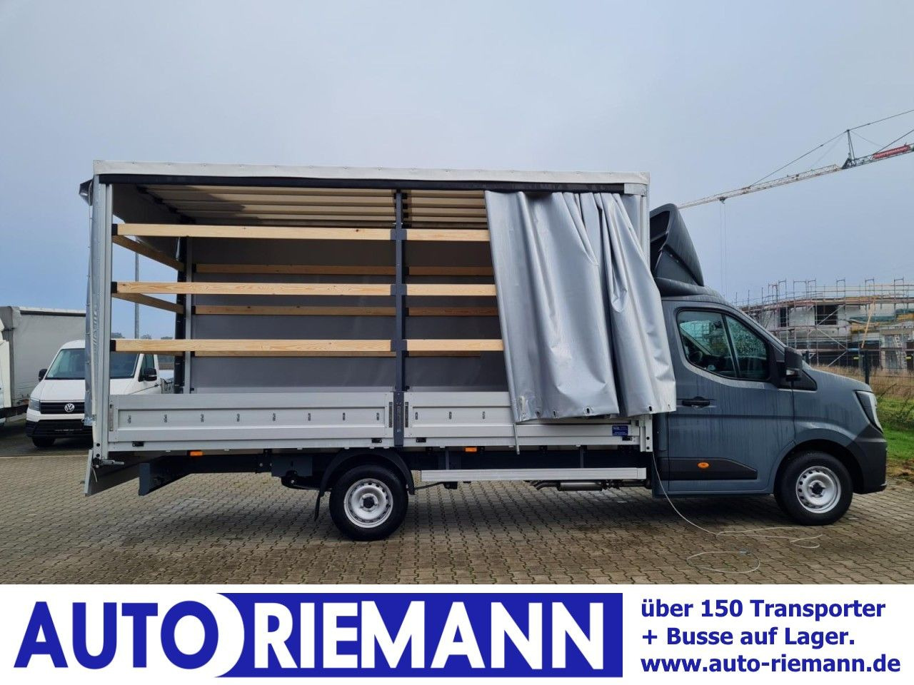 Renault Master Pritsche Schiebe Plane 10 Pal. LUFTFEDERU - Tenteli kamyonet: fotoğraf 1 Renault Master Pritsche Schiebe Plane 10 Pal. LUFTFEDERU - Tenteli kamyonet: fotoğraf 1