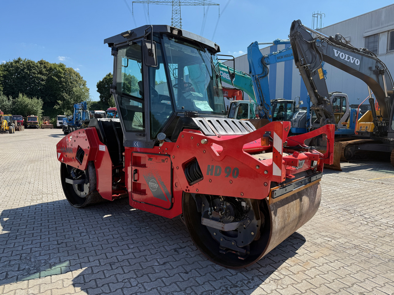 Hamm HD090V Tandemwalze knickgelenkt - Yol silindiri: fotoğraf 3 Hamm HD090V Tandemwalze knickgelenkt - Yol silindiri: fotoğraf 3
