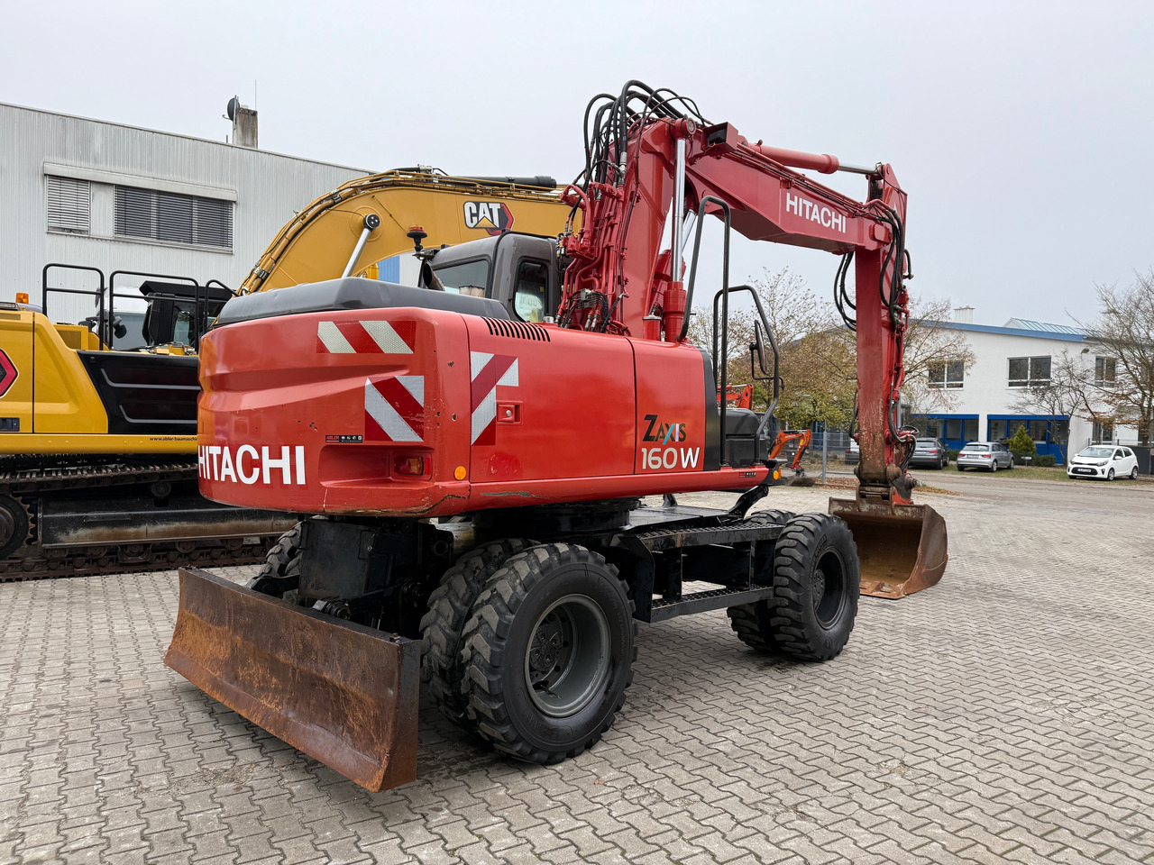 Hitachi ZX 160 W Mobilbagger Klima Zentralschmierung OQ 60-5 - Tekerlekli ekskavatör: fotoğraf 4 Hitachi ZX 160 W Mobilbagger Klima Zentralschmierung OQ 60-5 - Tekerlekli ekskavatör: fotoğraf 4