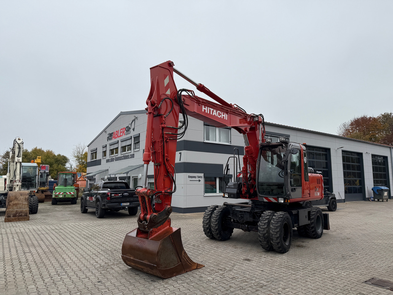 Hitachi ZX 160 W Mobilbagger Klima Zentralschmierung OQ 60-5 - Tekerlekli ekskavatör: fotoğraf 2 Hitachi ZX 160 W Mobilbagger Klima Zentralschmierung OQ 60-5 - Tekerlekli ekskavatör: fotoğraf 2